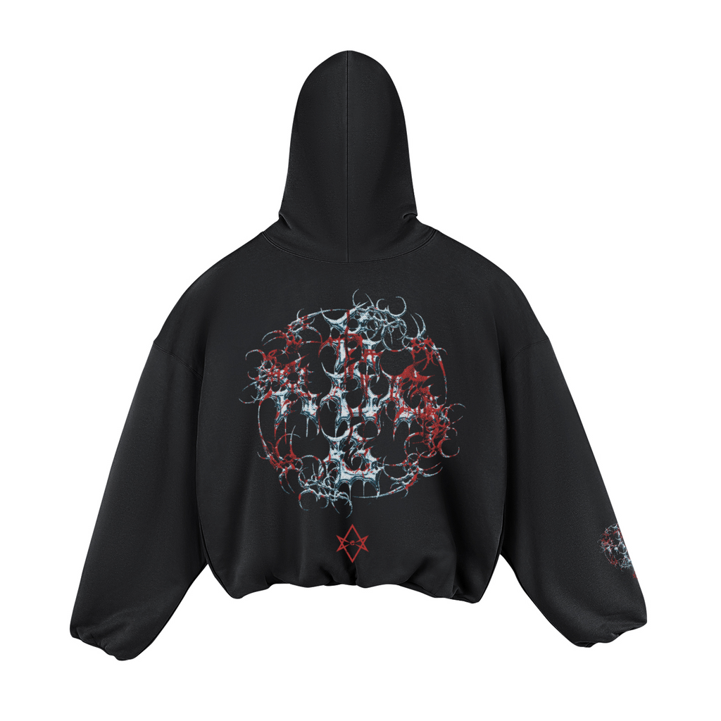 XHILDOFGOD OVERSIZED HOODIE (BLACK)