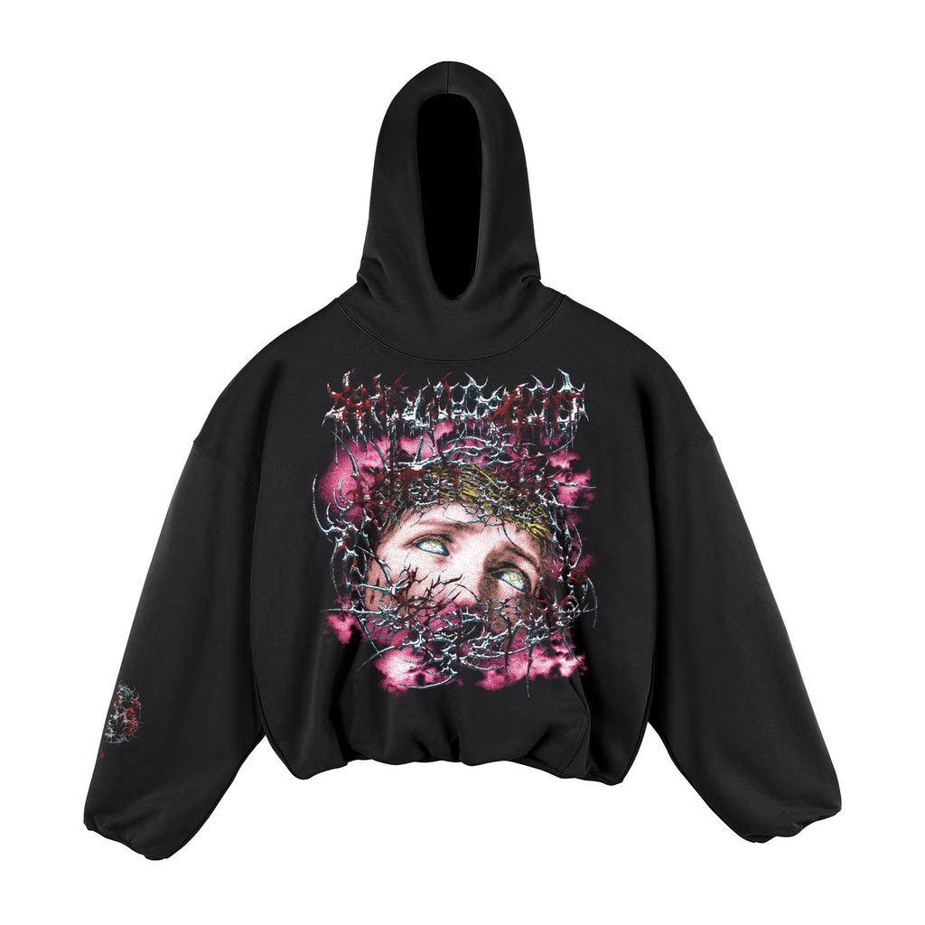 XHILDOFGOD OVERSIZED HOODIE (BLACK)