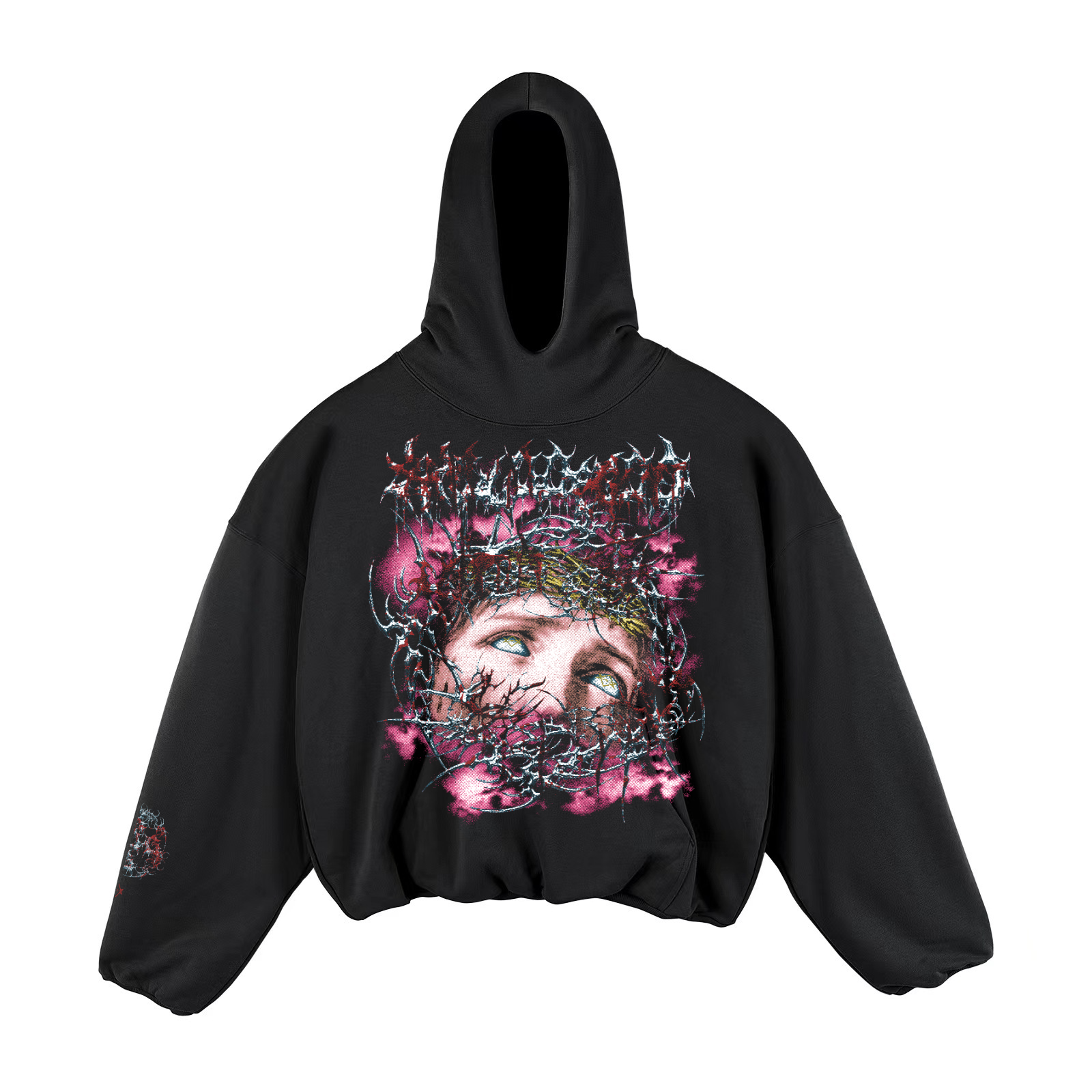 XHILDOFGOD OVERSIZED HOODIE (BLACK)